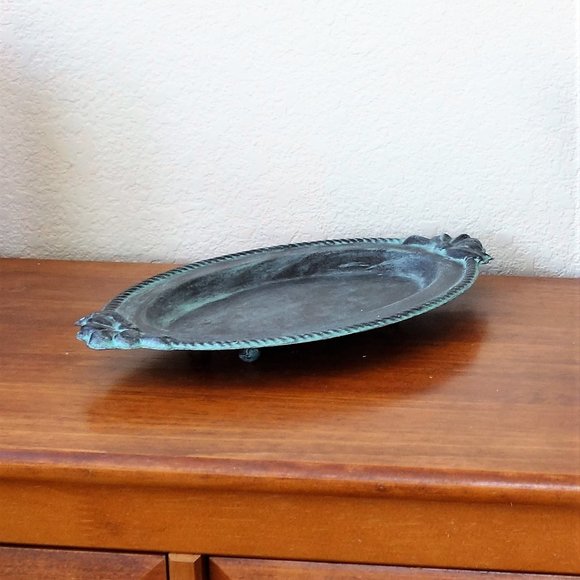 Black and Teal Decor Pitcher and Tray, Black and Turquoise Decor - Picture 6 of 11